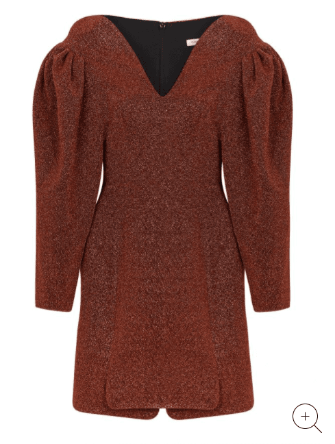 Camilla and Marc Baylee Mini Dress Copper Size 6 for rent on The Volte - main image