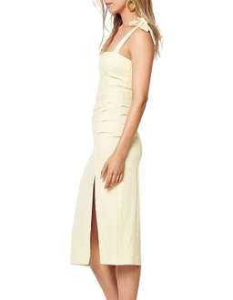 Bec and Bridge Bonita Tie MIDI, yellow, lemon, size 8