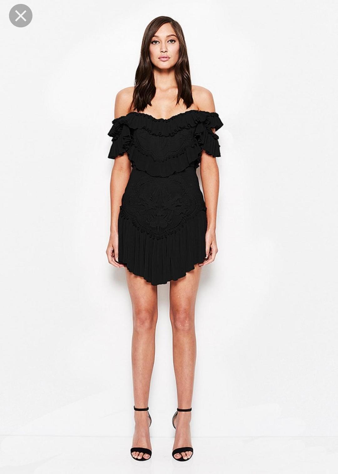 Alice McCall Love Birds Dress Black Size 8 for rent on The Volte - main image