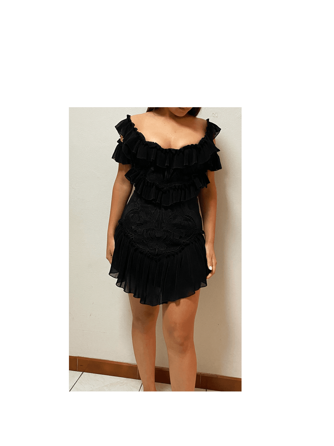 Alice McCall Love Birds Dress Black Size 8 for rent on The Volte - main image