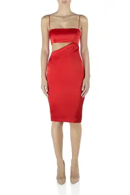 MISHA Selina Slip Red Dress Size 10 for rent on The Volte - image 1