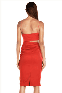 MISHA Selina Slip Red Dress Size 10 for rent on The Volte - image 3