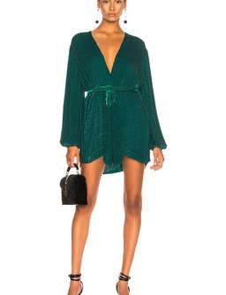 Retrofete Gabrielle Robe Dress in Green Size XS / Au 6 for rent on The Volte - image 5