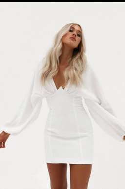 Natalie Rolt Valentina Dress White Size 8 for rent on The Volte - image 1