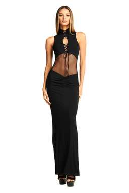 I. AM. GIA Lassona Maxi Dress Black Size 8 for rent on The Volte - image 1