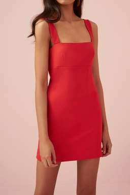 Finders Keepers Magdalena Mini Dress Red Size 6 for rent on The Volte - image 1