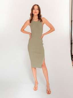 Henne Classic Racer Dress Green Size 8 for rent on The Volte - image 1