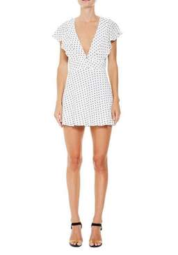 Bec & Bridge Petit Miam Plunge Dress Print Size 6 for rent on The Volte - image 4