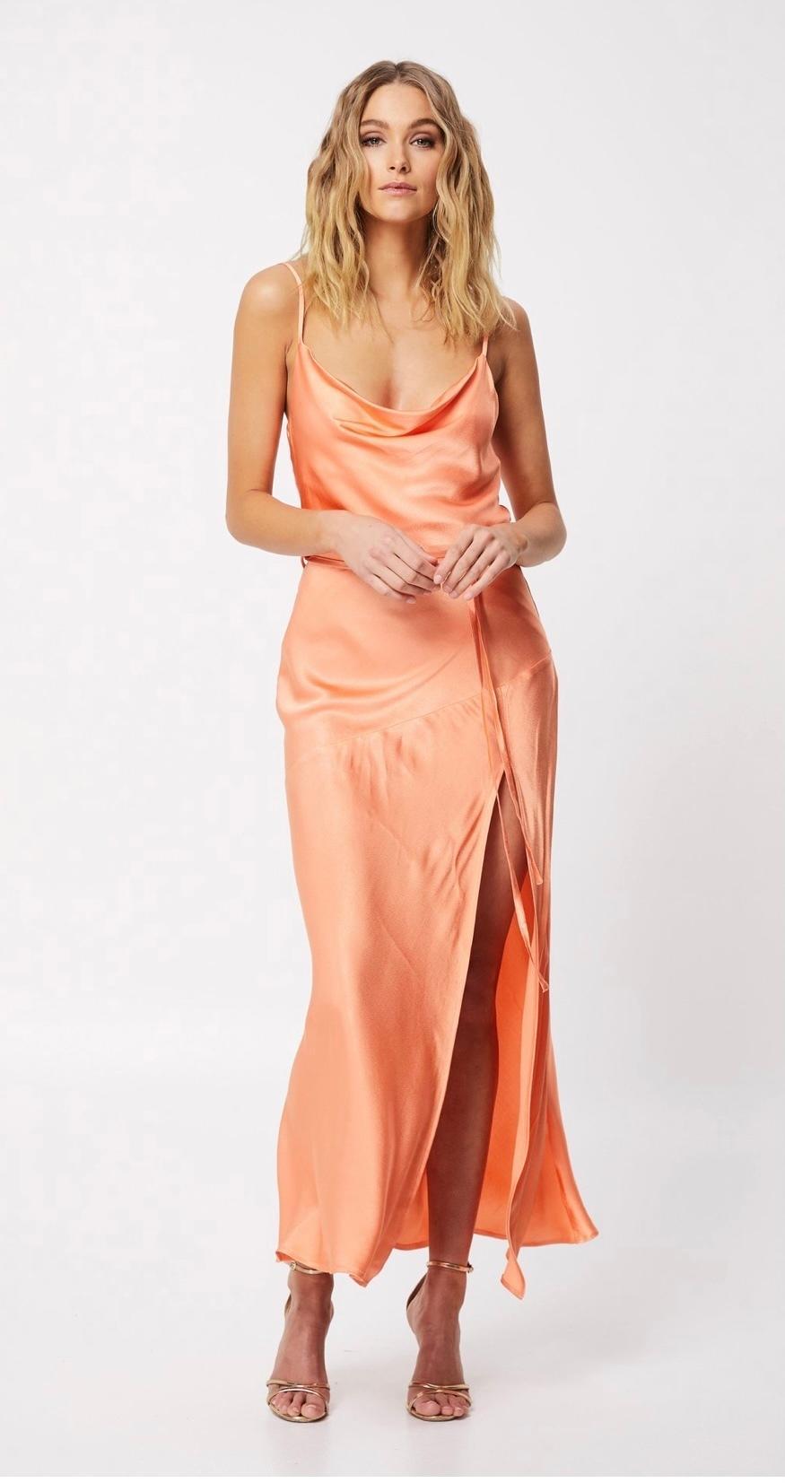 Mossman Crazy For You Dress Peach Size 6 - Image 1