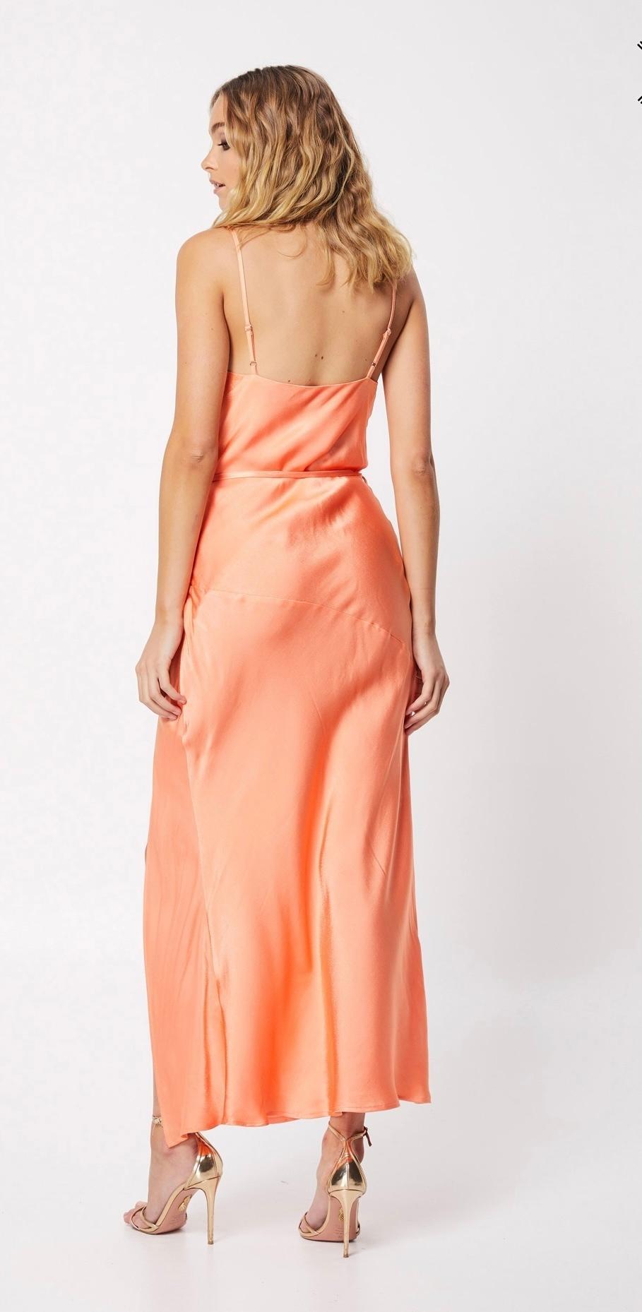 Mossman Crazy For You Dress Peach Size 6 for rent on The Volte - main image