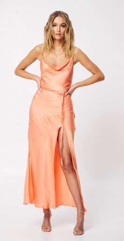 Mossman Crazy For You Dress Peach Size 6 for rent on The Volte - image 2