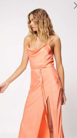 Mossman Crazy For You Dress Peach Size 6 for rent on The Volte - image 4