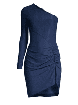 Misha Victoria Mini Dress Blue Size 10 for rent on The Volte - image 4