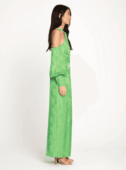 Alice McCall Green Apple Memory Lane Cold-shoulder Jumpsuit Size 4 for rent on The Volte - image 3