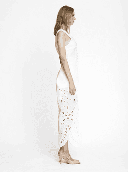 Alice McCall Porcelain Moonchild Jumpsuit White Size 8 for rent on The Volte - image 2