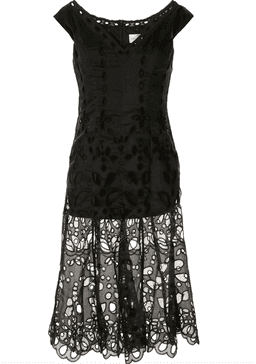 Alice McCall Baudelaire Broderie Anglais Midi Dress Black Size 4 for rent on The Volte - image 6