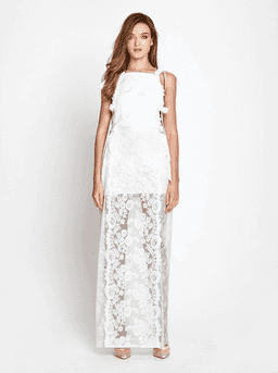 Alice McCall Witchcraft Maxi Dress Porcelain White Size 4 for rent on The Volte - image 2