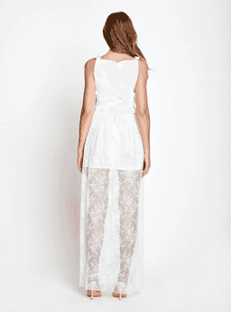Alice McCall Witchcraft Maxi Dress Porcelain White Size 4 for rent on The Volte - image 3