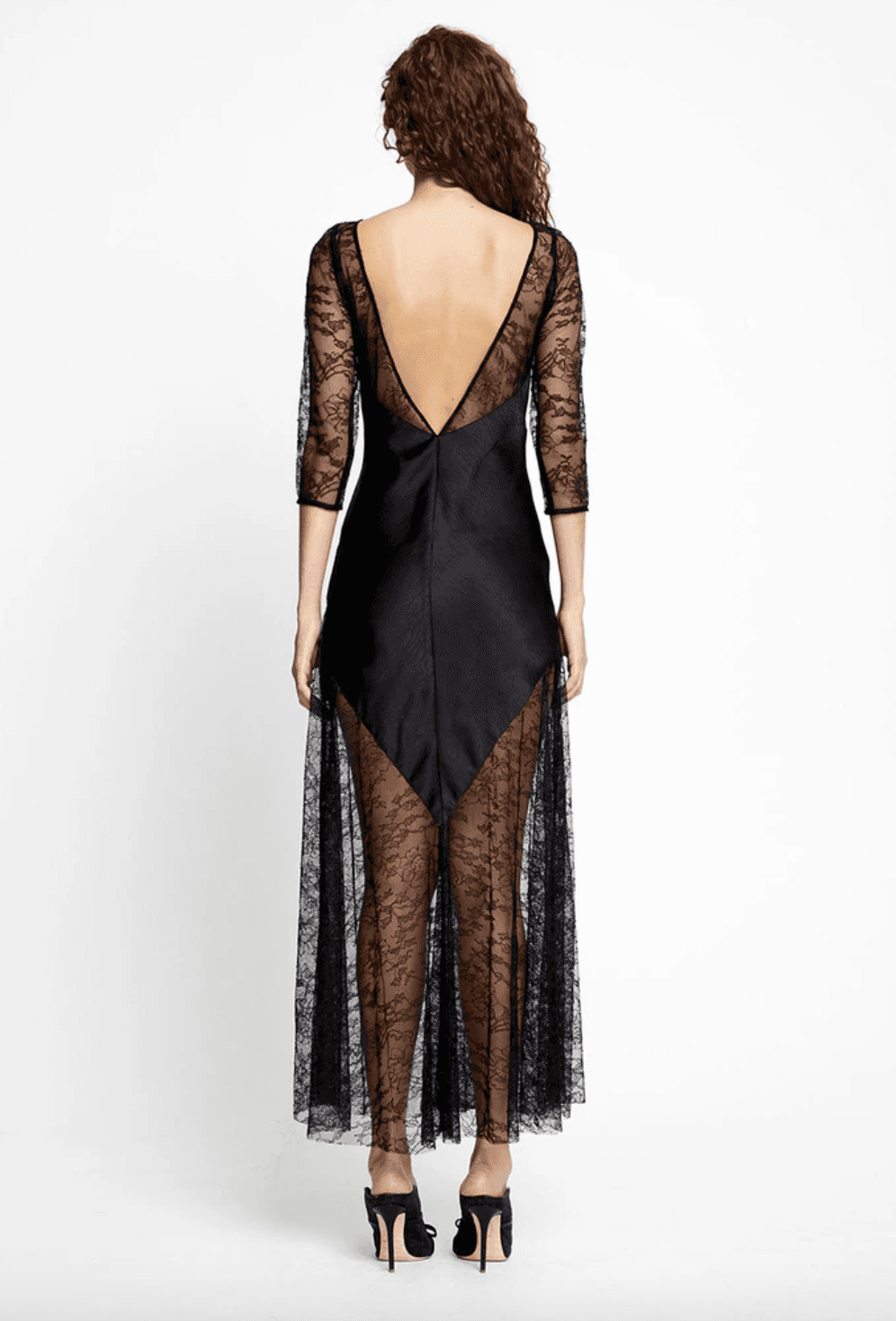 Alice McCall Black Beauty Midi Dress Black Size 8 for rent on The Volte - main image