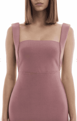 MISHA DUSTY ROSE MAXWELL DRESS SIZE 8 for rent on The Volte - image 2