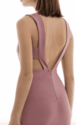 MISHA DUSTY ROSE MAXWELL DRESS SIZE 8 for rent on The Volte - image 4