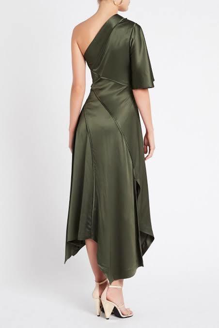 Sass & Bide The Motto Dress Green Size 6 for rent on The Volte - main image