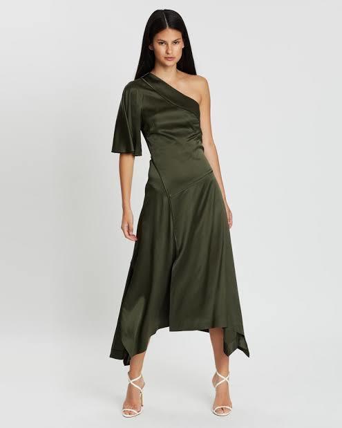 Sass & Bide The Motto Dress Green Size 6 for rent on The Volte - main image