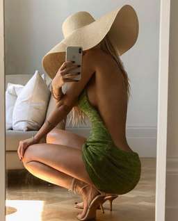 Bamba Swim Bounty Dress Green Size 8 for rent on The Volte - image 4