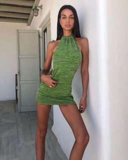 Bamba Swim Bounty Dress Green Size 8 for rent on The Volte - image 2