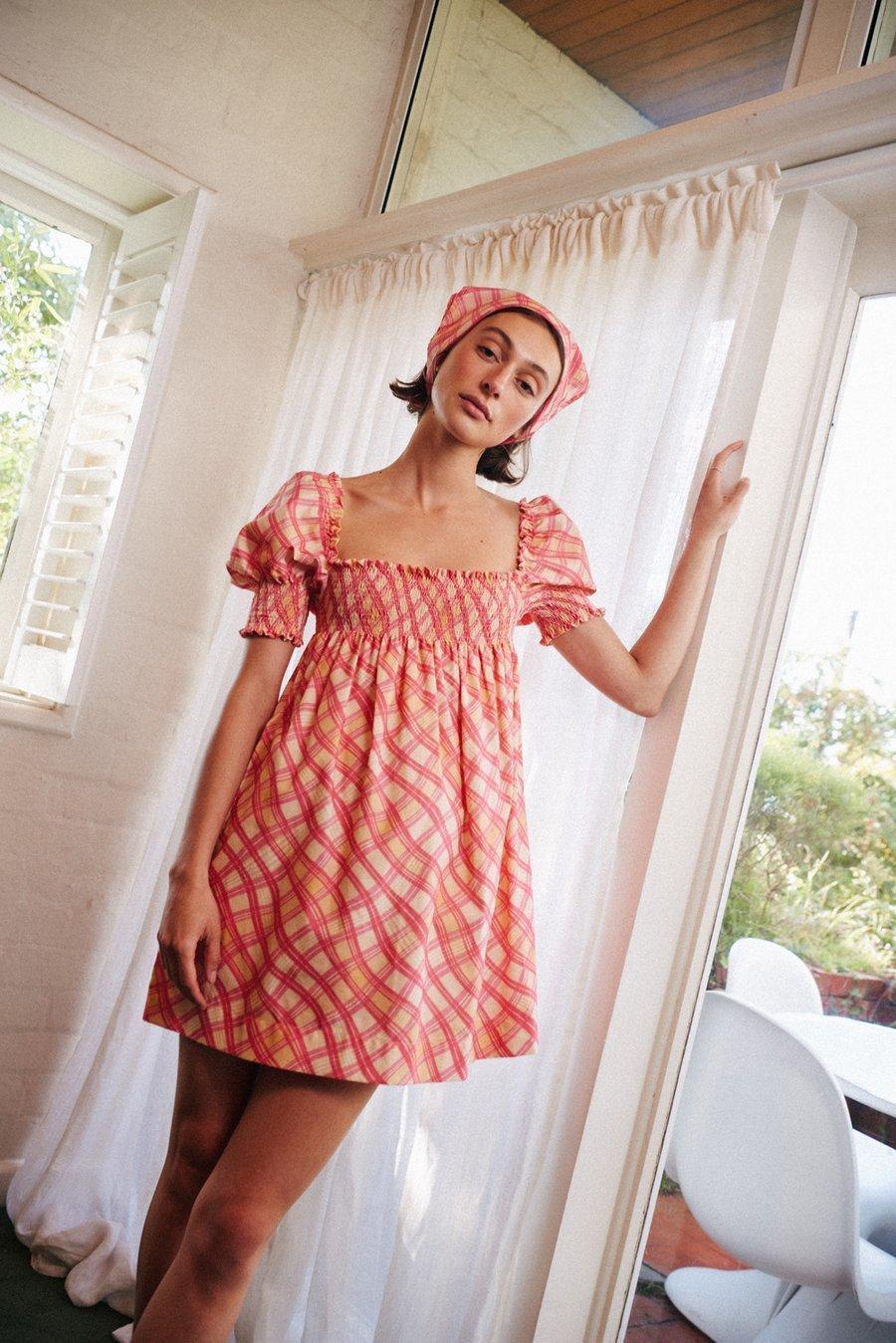 Sister Studios Jane Micro Mini Dress Print Size 10 for rent on The Volte - main image