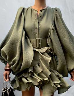 CHARLOTTE DRAPED MINI DRESS - SIZE 6 for rent on The Volte - image 1