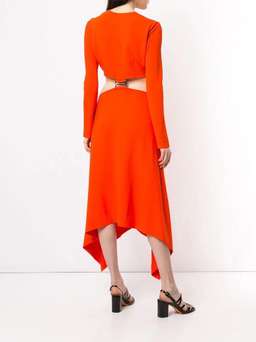 Dion Lee Modular E-Hook Dress Orange Size 6