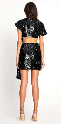Alice McCall Orchid Mini Dress Black Size 12 for rent on The Volte - image 2
