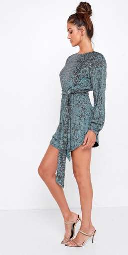 Mossman Night Fever Tie Dress Size 12 for rent on The Volte - image 3