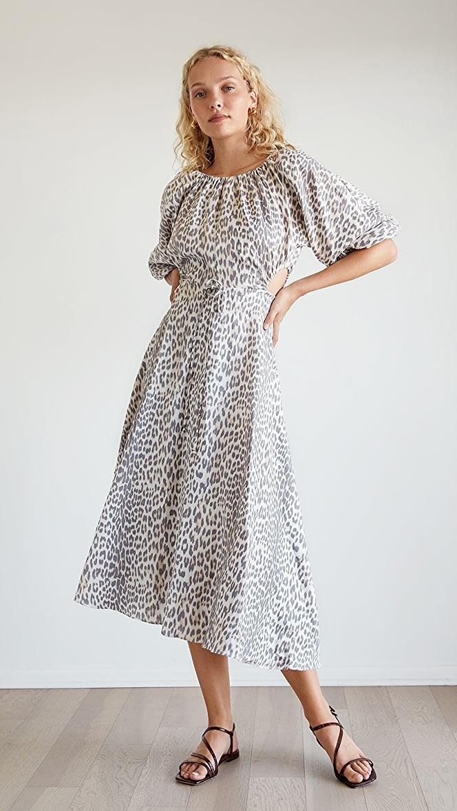 Bec + Bridge Ocelot Midi Dress Size 12 for rent on The Volte - main image