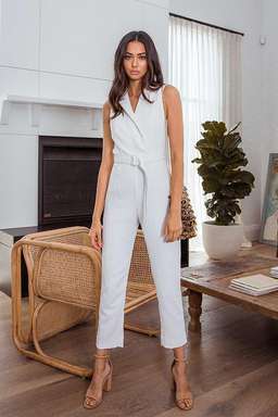 Kookai Valentine Jumpsuit - White Size 34 (6)