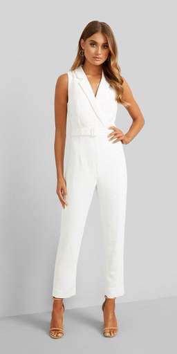 Kookai Valentine Jumpsuit - White Size 34 (6)