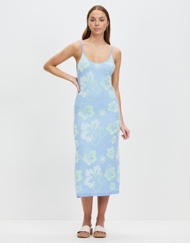 House of Sunny Blue Crush Dress Print Size 6 for rent on The Volte - main image