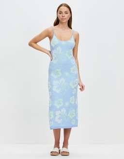 House of Sunny Blue Crush Dress Print Size 6 for rent on The Volte - image 1