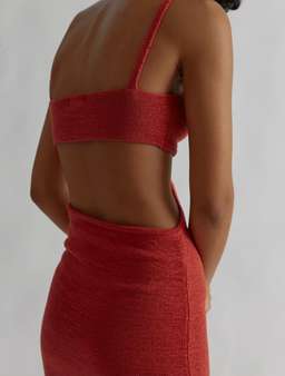 Henne Inneke Dress Red Size 6 for rent on The Volte - image 3