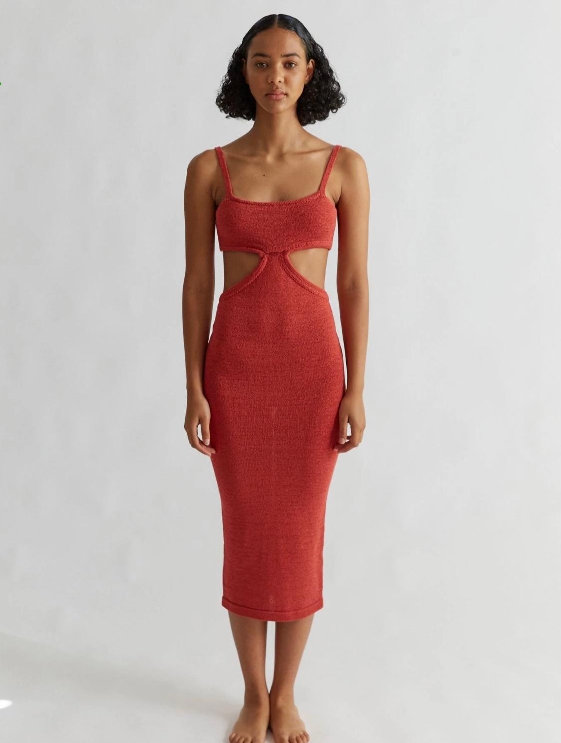 Henne Inneke Dress Red Size 6 - Image 1