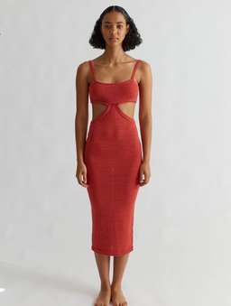 Henne Inneke Dress Red Size 6 for rent on The Volte - image 1