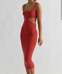 Henne Inneke Dress Red Size 6 for rent on The Volte - image 2