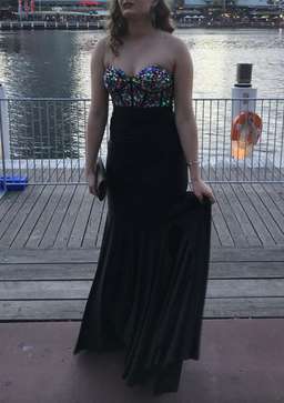 Jovani Dress Black Size 8