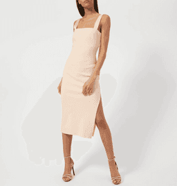 Bec & Bridge Marvellous Tie Dress Peach Size 12