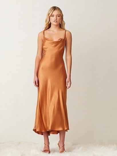 Bec & Bridge Lani Midi Dress Caramel Size 6 for rent on The Volte - main image