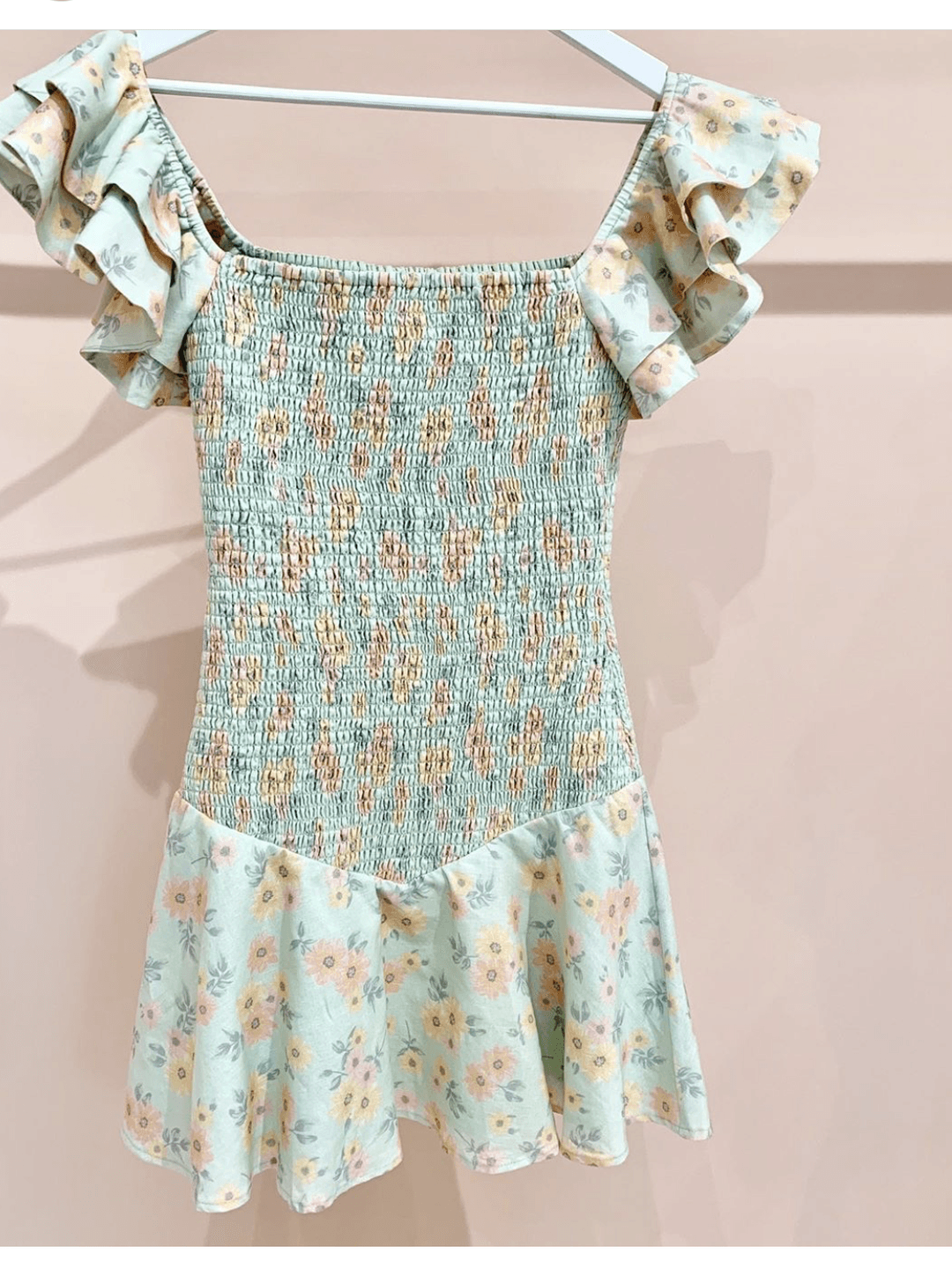 By Nicola Verde mini dress Pistachio size 8 for rent on The Volte - main image