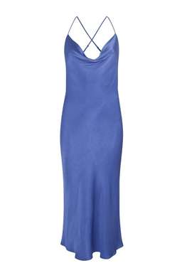 Rat & Boa Azure Midi Dress Blue Size 6