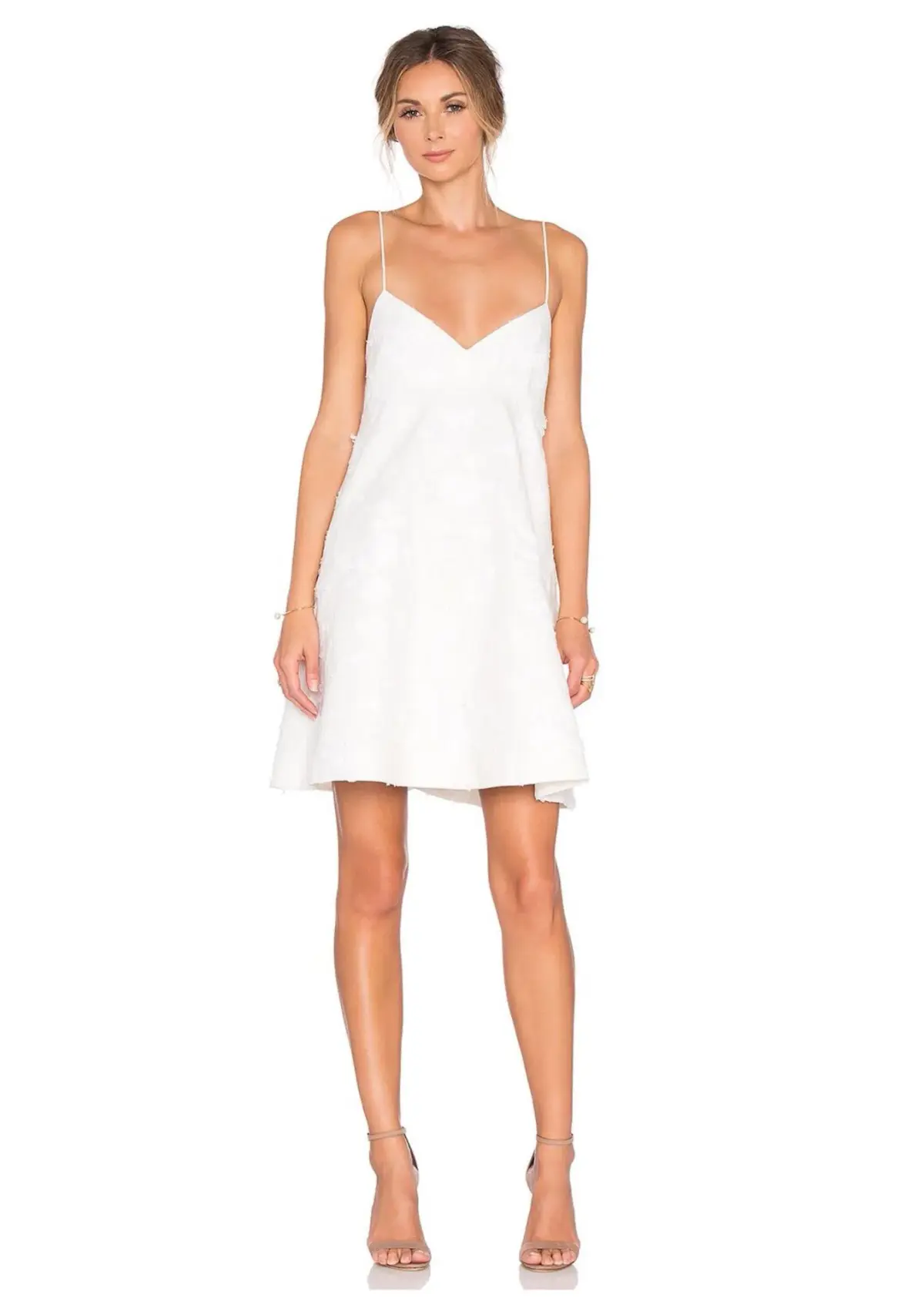 Zimmermann Mischief Dawning Mini Dress Pearl Size 8 - Image 1