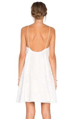 Zimmermann Mischief Dawning Mini Dress Pearl Size 8 for rent on The Volte - image 3